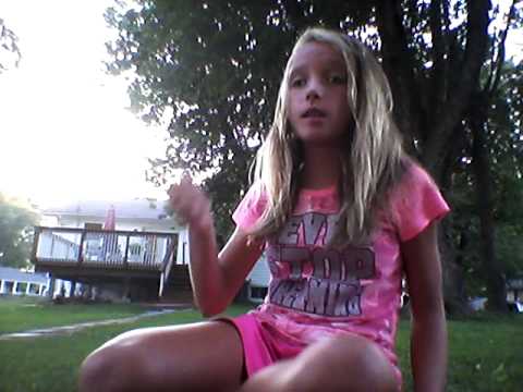 Gymnastics in the yard - YouTube
