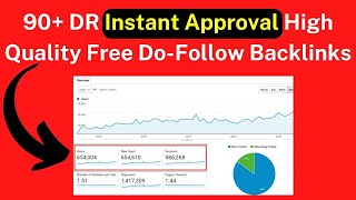 90+ DR Instant Approval High Quality Free Do-Follow Backlinks    @Seosmartkey ​