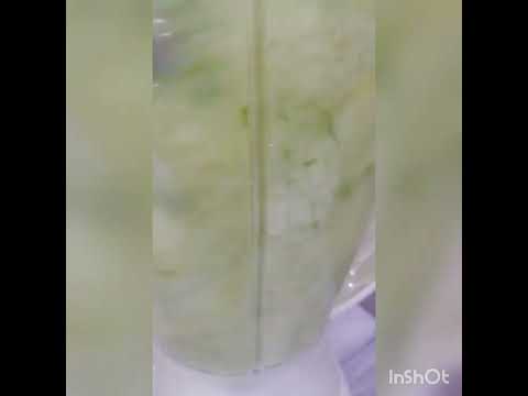 عصير الليمون ونعناع وخيار لذيذ وصحي