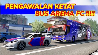 Derby panas AREMA VS PERSEBAYA !!!! Pengawalan ketat bus AREMA FC menuju STADION GELORA BUNG TOMO screenshot 5