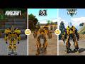 Bumblebee in Minecraft vs GTA SA vs GTA 5 -  WHO IS BEST?