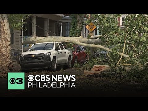 Residents begin cleaning up after strong storms, microbursts in Philadelphia and Pa. suburbs