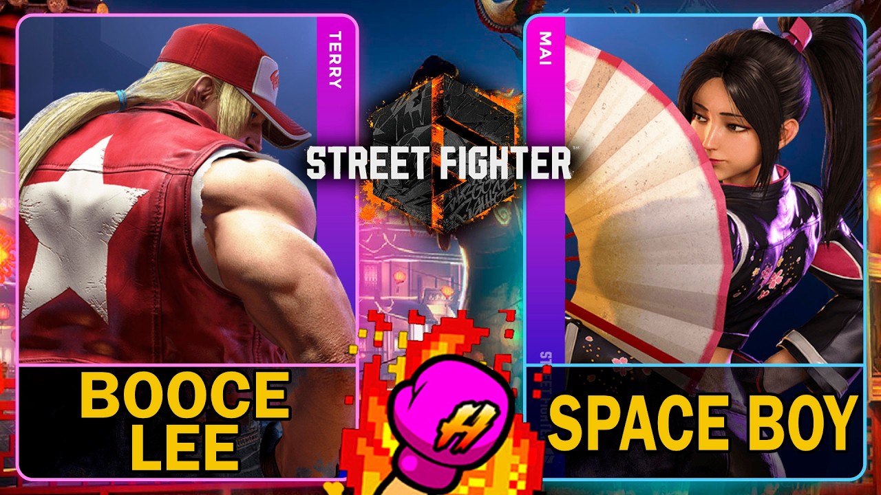 SF6 Booce Lee (TERRY) VS Space Boy (MAI)🥊Street Fighter 6🥊Sto6🥊4K 60ᶠᵖˢ