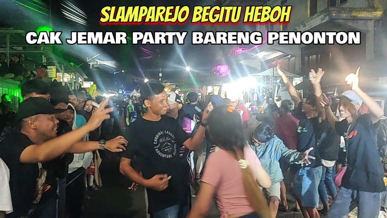 Riswanda Mahardika karnaval slamparejo, cak jemar party bareng penonton ‼️