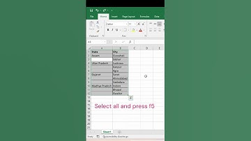 Autofill blank cells till next filled cell | Excel shortcut #youtubeshorts #shorts