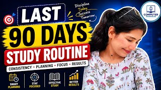 90 day strategy for computer anudeshak ⌛💯 #exampreparation #bci #sci #computer anudeshak #exam