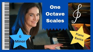 Piano Scales:  G Minor, One Octave.  Fingering and How To Play Hands Together (Natural Minor)