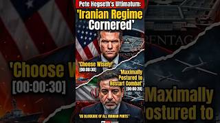 Pete Hegseth's Ultimatum: Iranian Regime Cornered