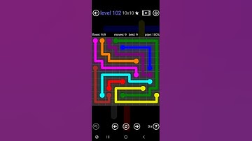 How To Solve Flow Free 10x10 Mania Level 102 Hard Board Walk Through Solution Walkthrough