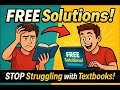 Students, STOP Struggling! This Free Site Solves Your All university Textbook Problems #StudentHacks