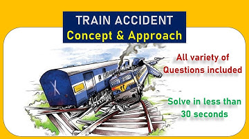 Train Accident Questions | Time Speed and Distance - Concept & Shortcuts (All Types)