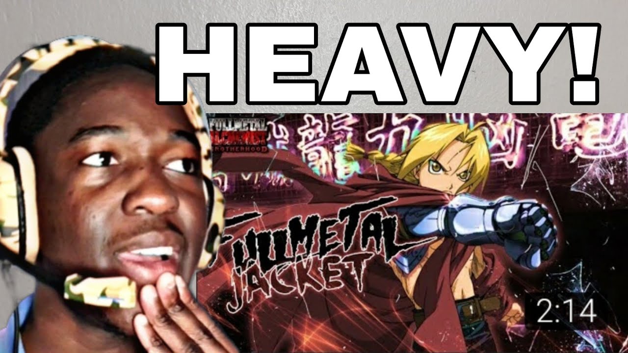 FULL METAL ALCHEMIST RAP | "Full Metal Jacket" | Blvk Divmond | REACTION