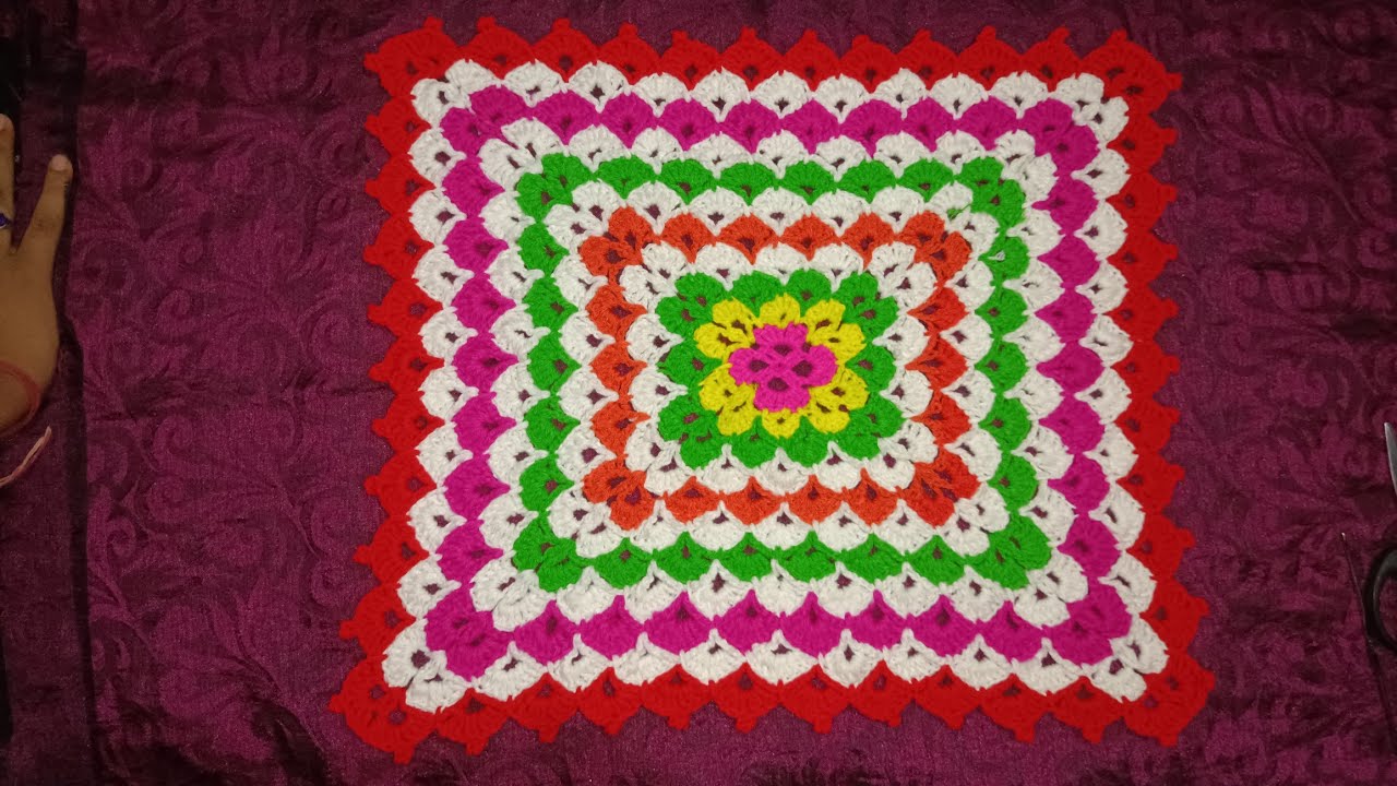 crochet pattern#matdesign #tablecover@Handwork669 .