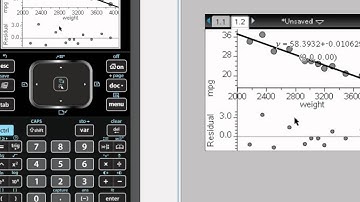 TI-NSPIRE Linear Regression t-test & Confidence Interval of slope