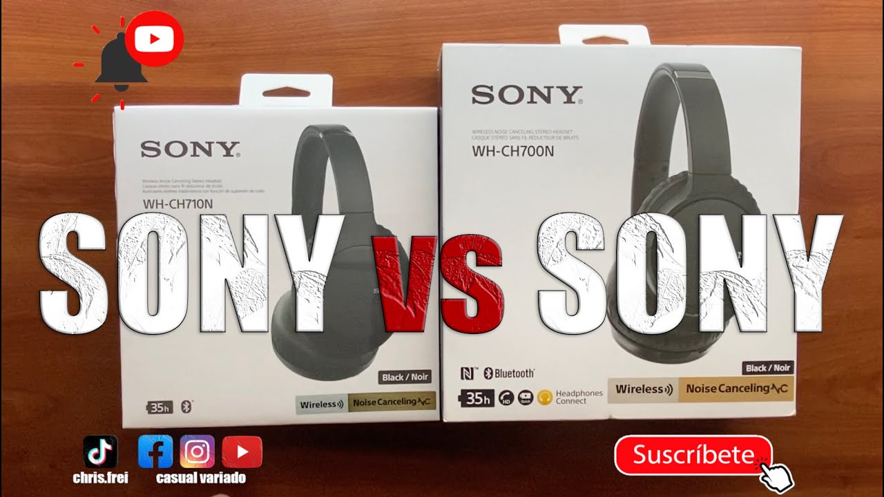 SONY WH-CH710N vs SONY WH-CH700N en EspaÃ±ol - YouTube