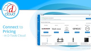 Connect to Pricing in D-Tools Cloud