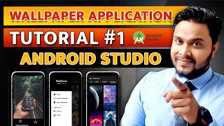 How to make Wallpaper App🔥 || Android Studio Tutorial || Wallpaper App Tutorial in Hindi || Part 1✔
