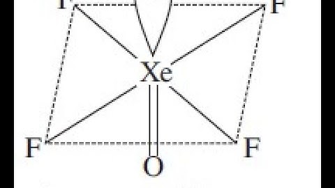 Structure of XeOF4 (P-Block Elements)