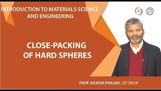 16: Close-packing of Hard Spheres