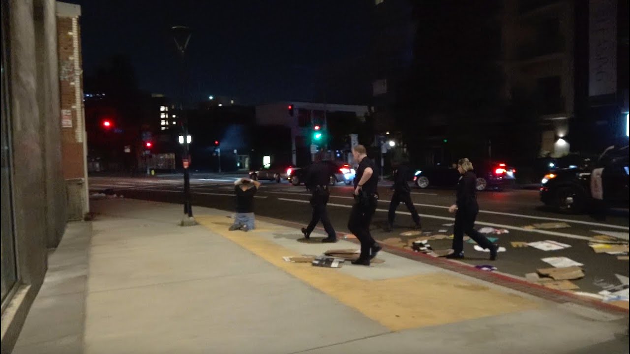 LAPD RESPONDS TO INTOXICATED MAN THROWING ROCKS AT CARS ARRESTED ...