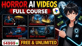 🚀 Create Viral AI Horror Videos in Minutes 👻 | Full AI Course FREE