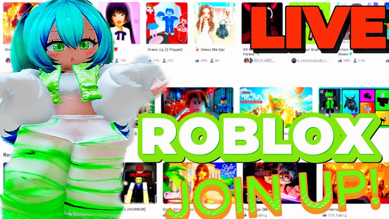 I’M LIVE! 🔴 PLAYING EVERY ROBLOX GAME CHAT PICKS! 🎮