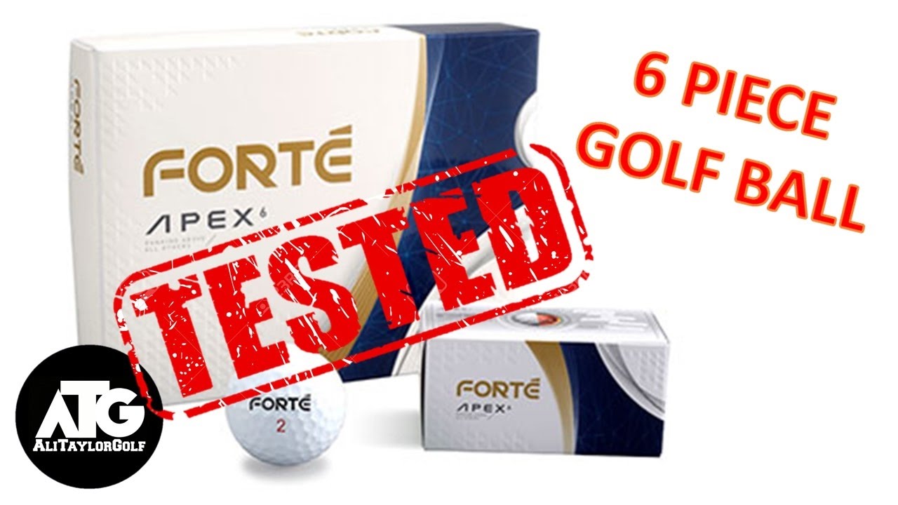 AMAZING NEW GOLF BALL FORTE APEX 6 GOLF BALL REVIEW YouTube