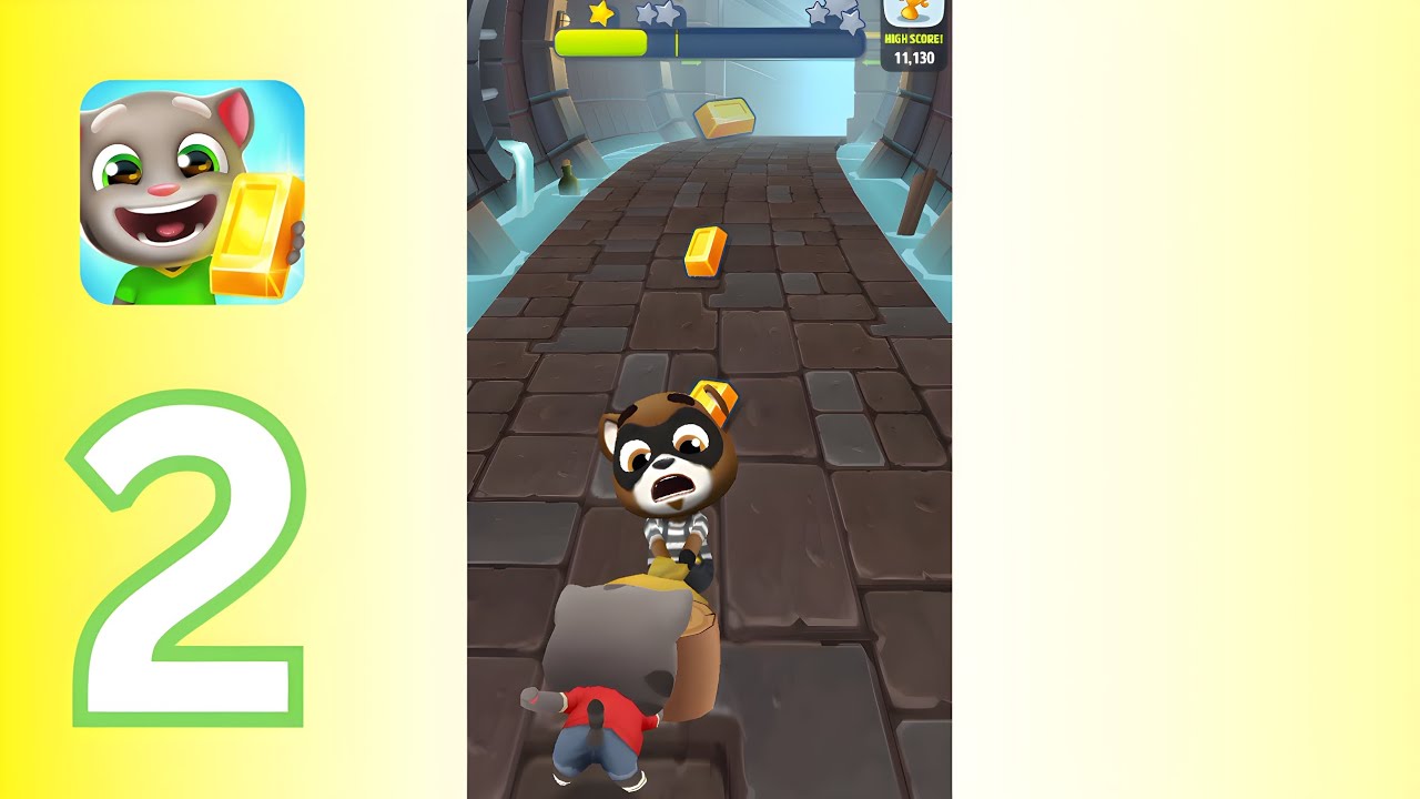 Talking Tom Gold Run: The Chase for Roy Rakoon | Gameplay #2