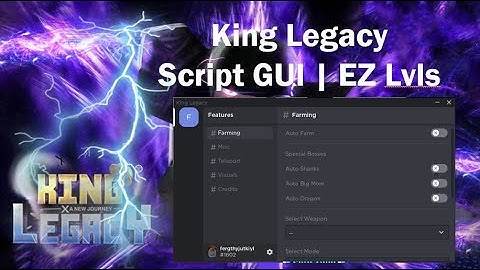 King Legacy Script GUI | Complete Autofarm | [PASTEBIN 2021]