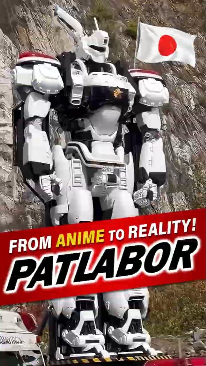 Patlabor raksasa setinggi 8 meter di Jepang