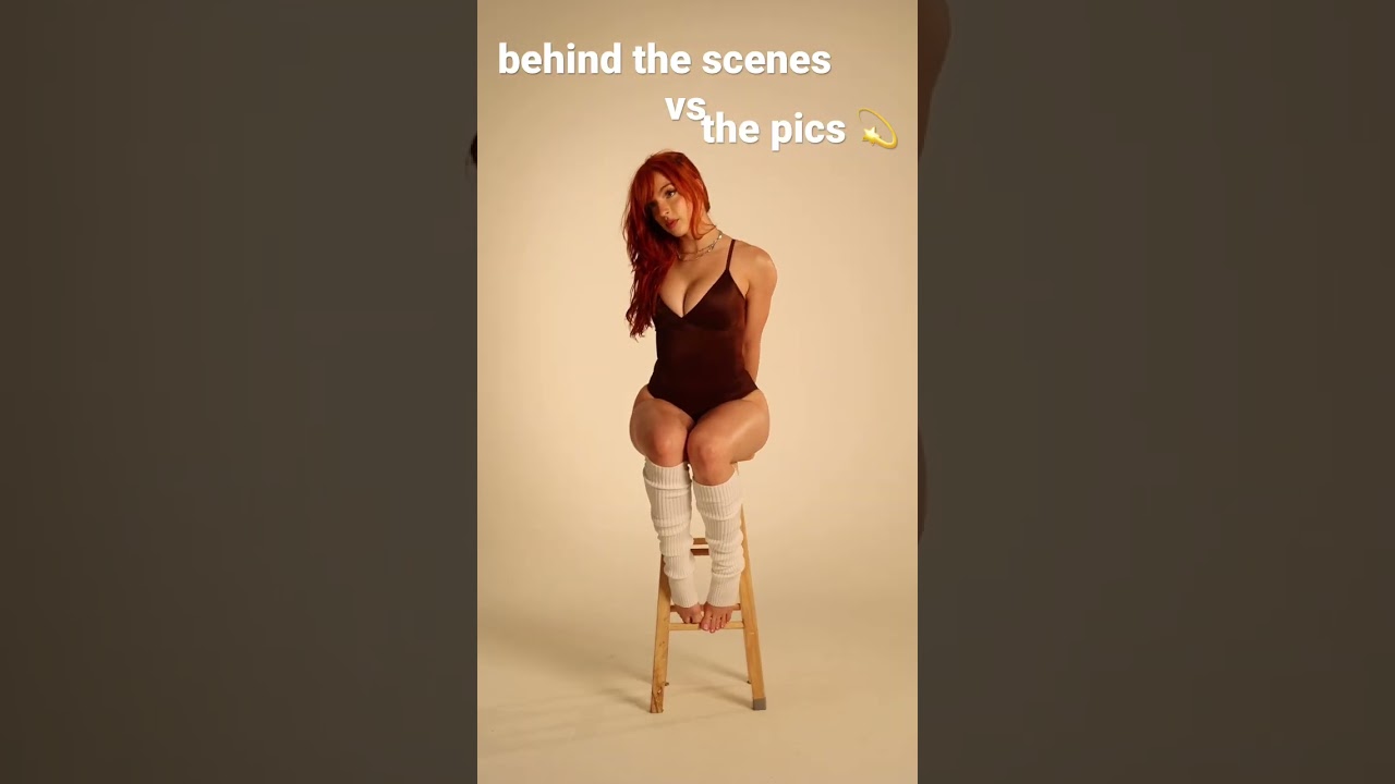 Photoshoot Behind the Scenes vs Results 🤎 #model #photography
