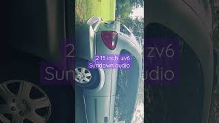 Windows flexing to the zv6 on sound digital amp #ilovebass #sundown #youtubeshorts #basshead