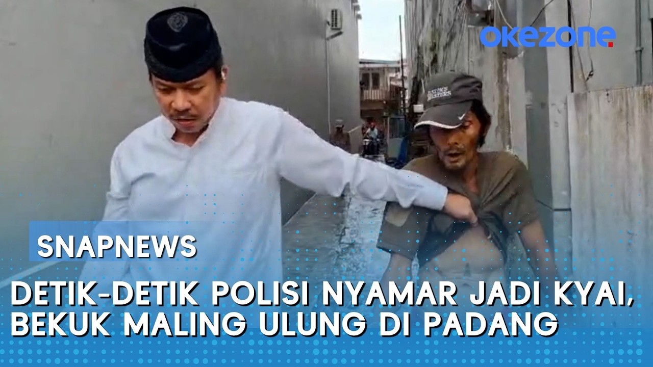 Detik-detik Polisi Nyamar jadi Kyai, Bekuk Maling Ulung di Padang | Snapnews