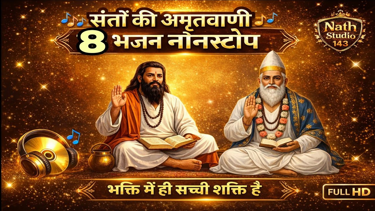 संतों की अमृतवाणी | 8 भजन नॉनस्टॉप | कबीर साहेब और संत रविदास जी के भजन | Bhakti Bhajan 2026