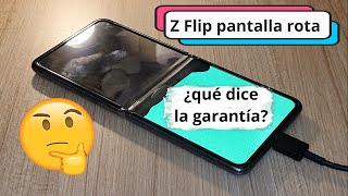 Samsung plegable Z Flip pantalla rota 📱