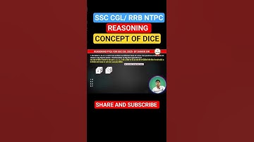 🎲 DICE question will be solved in 2 seconds | REASONING TRICKS #ssccgl2025 #sscchsl #rrbntpc #shorts