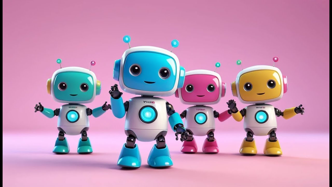 Five Little Robots Dance Along 🤖🎶 | Fun Counting Dance Song for Toddlers & Preschoolers