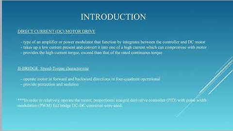 BEKE4753 ASSIGNMENT DC MOTOR