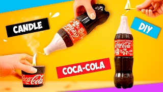 AMAZING COCA-COLA CANDLE - DIY!