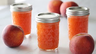 Peach Jam Recipe Without Pectin | Easy Peach Jam | How to make Peach Jam