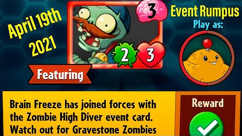 PvZ Heroes - Event Rumpus - April 19th 2021 - Daily Challenge Solution (Day 7)