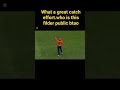 what a great effort of catch in cricket😱#cricket #shorts
