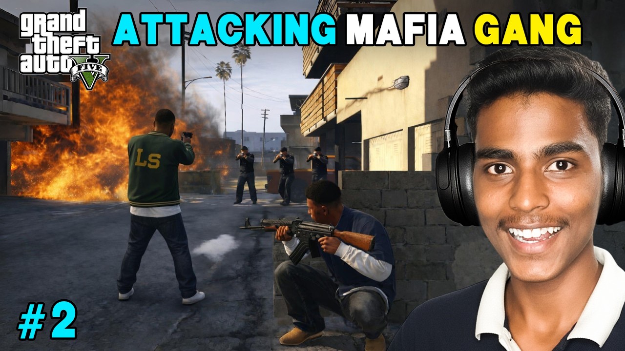 Attacking on Mafia Gang | Franklin and Lamar In GAT 5