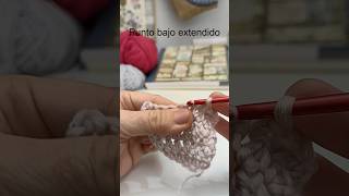 Curso básico Crochet ? hoy punto bajo extendido ? gloriagloriarte crochet lovecrochet ganchillo