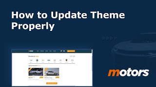How to Update Motors WordPress Theme