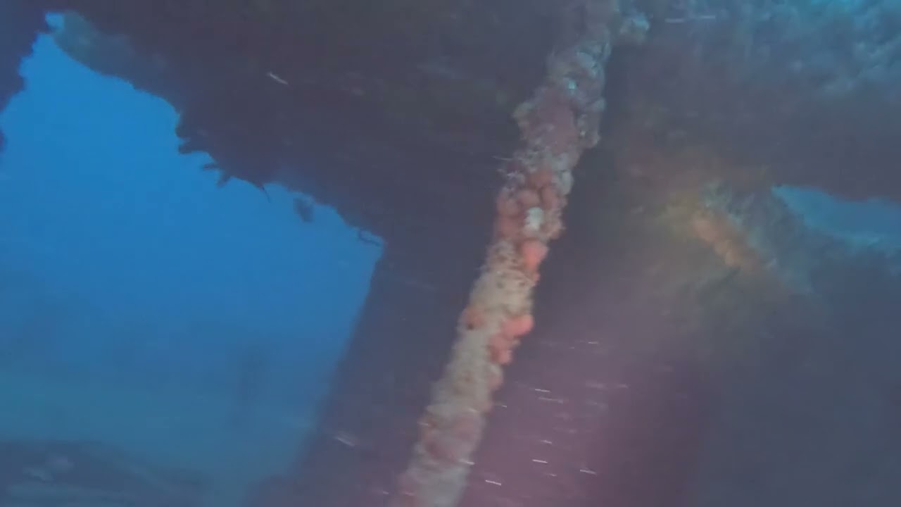 Scuba diving USNS General Hoyt S. Vandenberg in key West