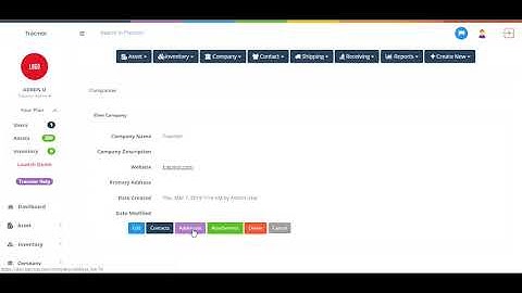 How to create a company in Tracmor