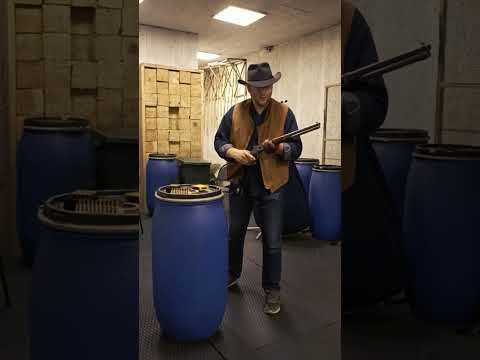 Winchester Model 1873 - 10 выстрелов за 4,79 секунды #funshooting #cowboyshooting #gunslinger