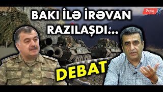 Üzeyir Cəfərov ilə DEBAT: Ermənistanla sərhəddə ilk dirək quraşdırıldı, Ruslar Qarabağı tərk etdi