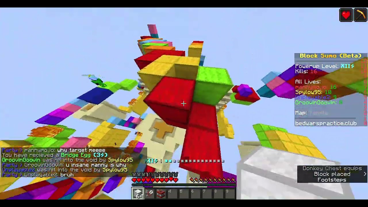 Beta block sumo private game